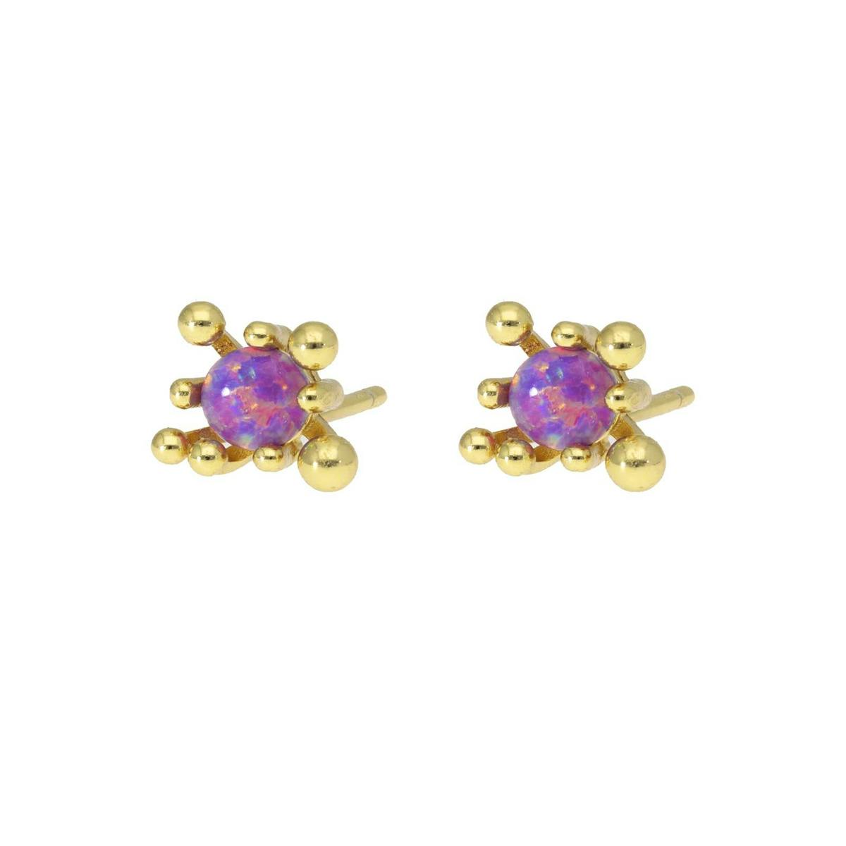 Nuni Copenhagen — Winnie Lavender Earsticks Nuni Copenhagen Winnie Lavender Earsticks — Boucle d'oreille