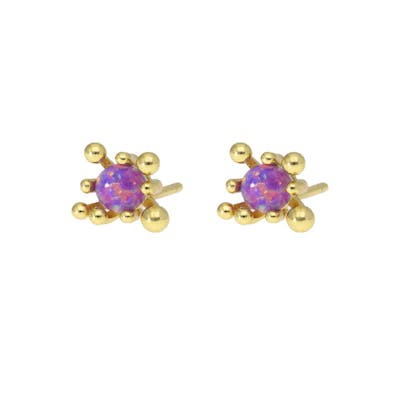 Nuni Copenhagen — Winnie Lavender Earsticks Nuni Copenhagen Winnie Lavender Earsticks — Boucle d'oreille