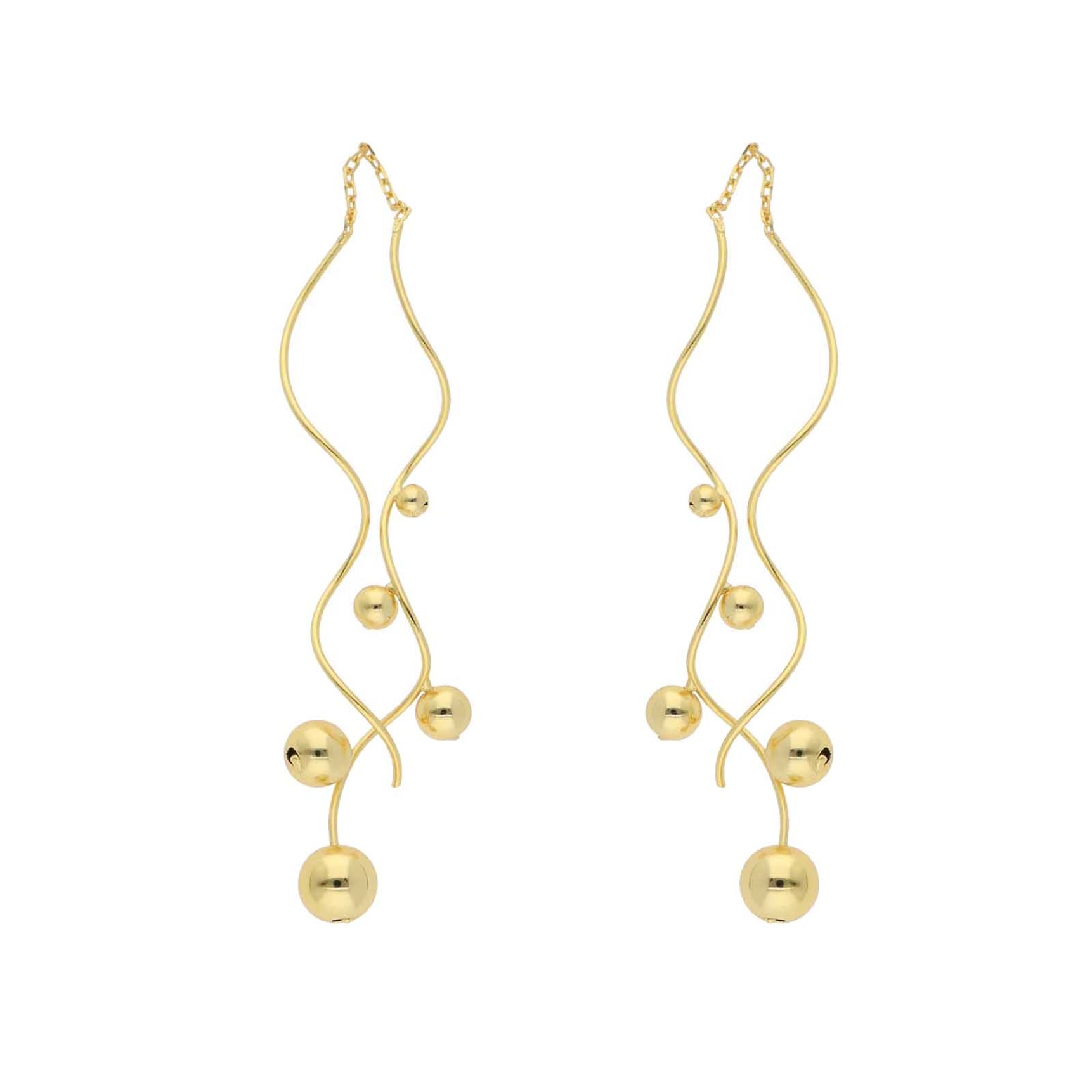 Nuni Copenhagen Angelina Gold Earrings — Kolczyk