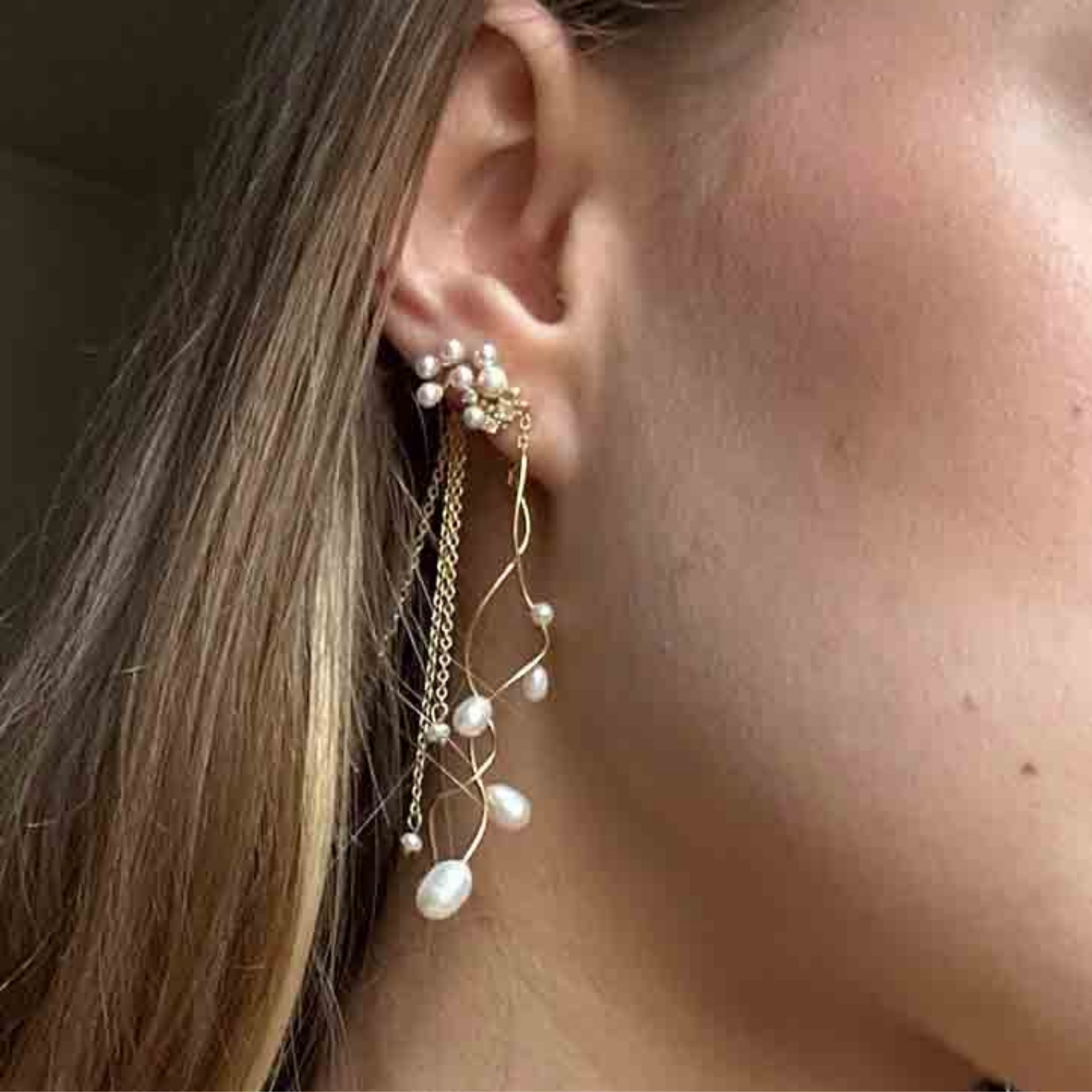 Nuni Copenhagen Angelina Pearl Earrings — Kolczyk