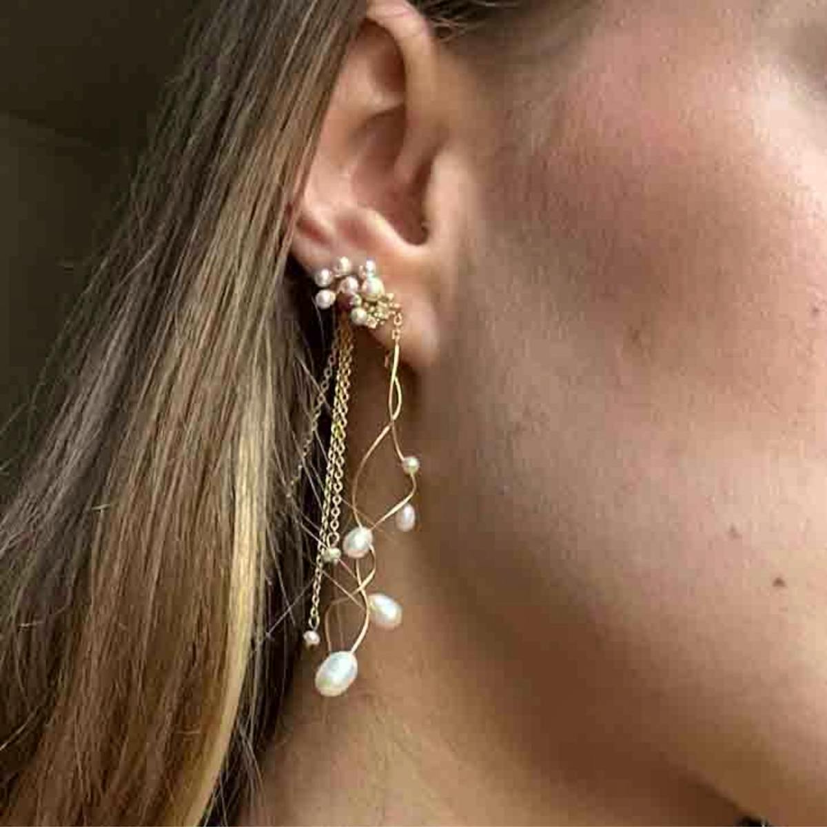 Nuni Copenhagen — Angelina Pearl Earrings Nuni Copenhagen Angelina Pearl Earrings — Boucle d'oreille