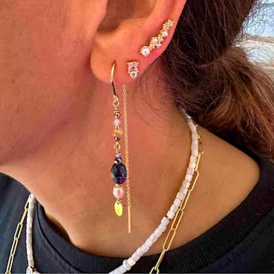 Nuni Copenhagen — Kikki Black Earchains Nuni Copenhagen Kikki Black Earchains — Ohrringe