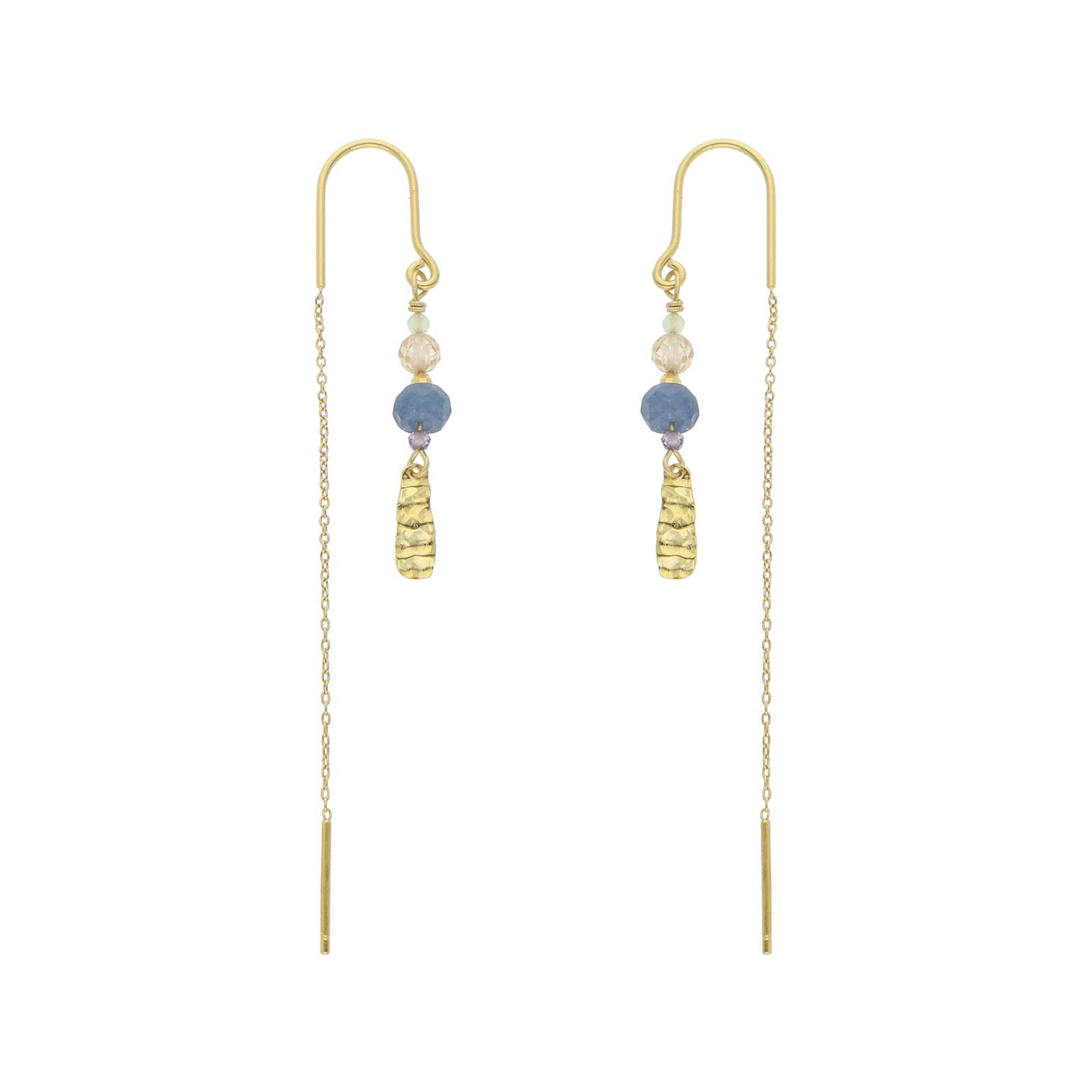 Nuni Copenhagen Alma Blue Moon Earchains — Oorbel