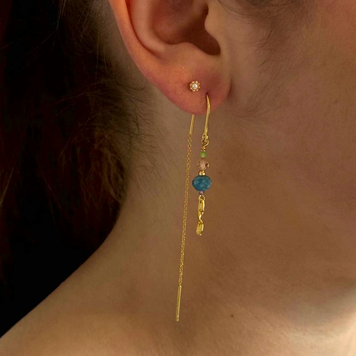 Nuni Copenhagen — Alma Blue Moon Earchains Nuni Copenhagen Alma Blue Moon Earchains — Boucle d'oreille