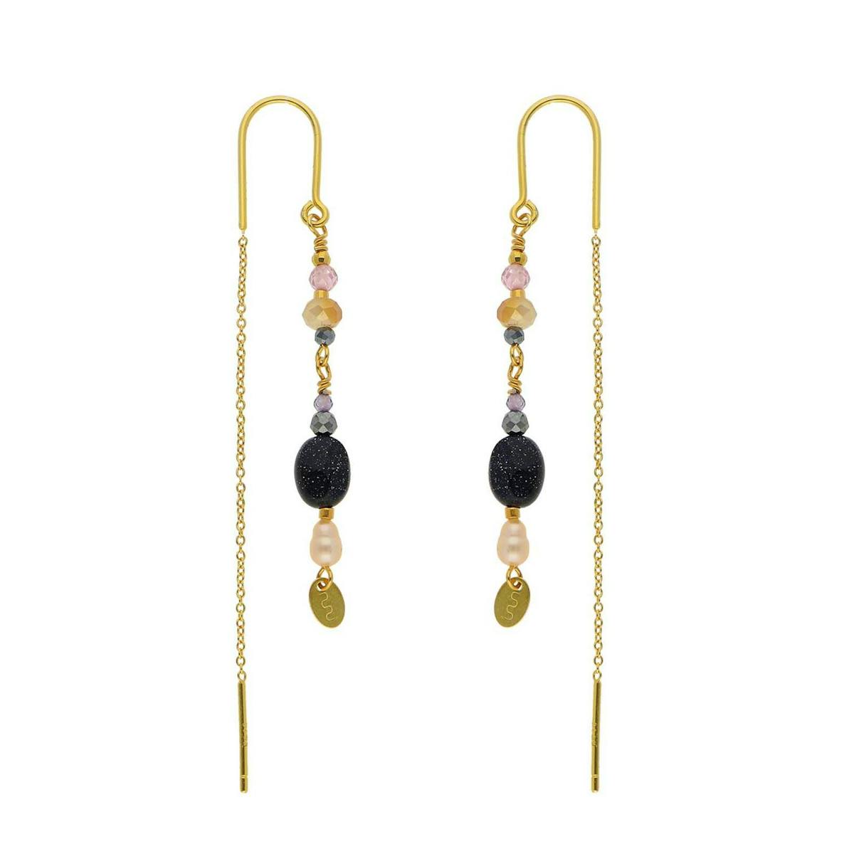 Nuni Copenhagen — Kikki Black Earchains Nuni Copenhagen Kikki Black Earchains — Boucle d'oreille