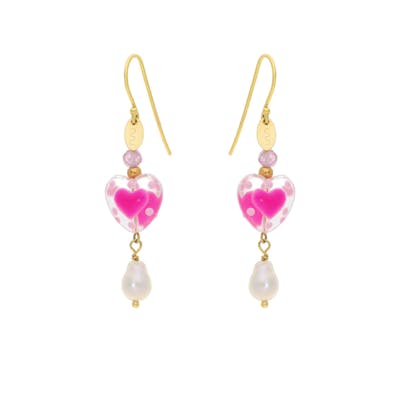 Nuni Copenhagen — Rosalia Pink Earrings Nuni Copenhagen Rosalia Pink Earrings — Kolczyk