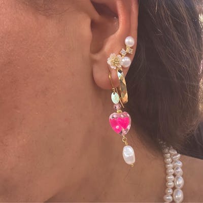 Nuni Copenhagen — Rosalia Pink Earrings Nuni Copenhagen Rosalia Pink Earrings — Kolczyk