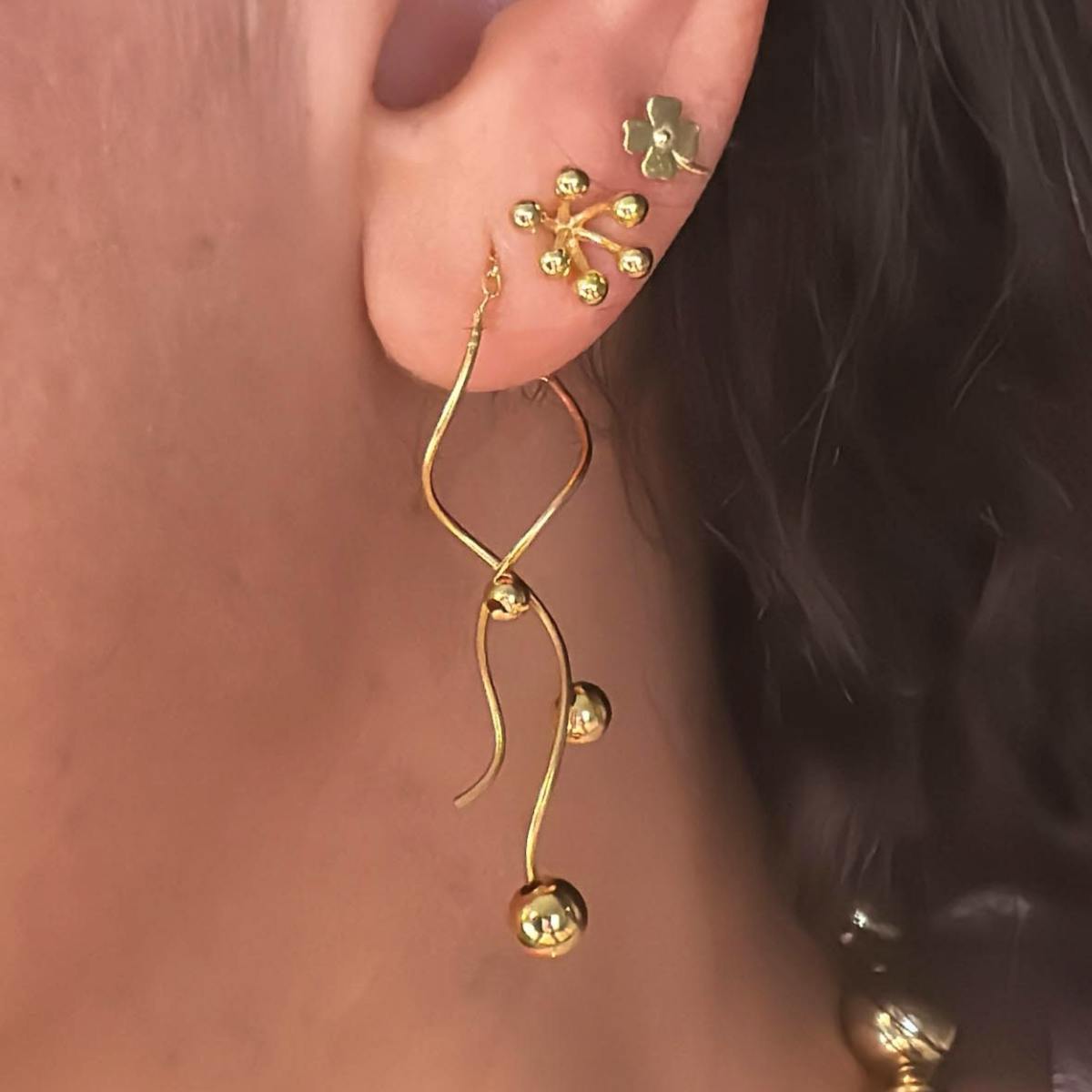 Nuni Copenhagen — Manila Gold Earsticks Nuni Copenhagen Manila Gold Earsticks — Earrings