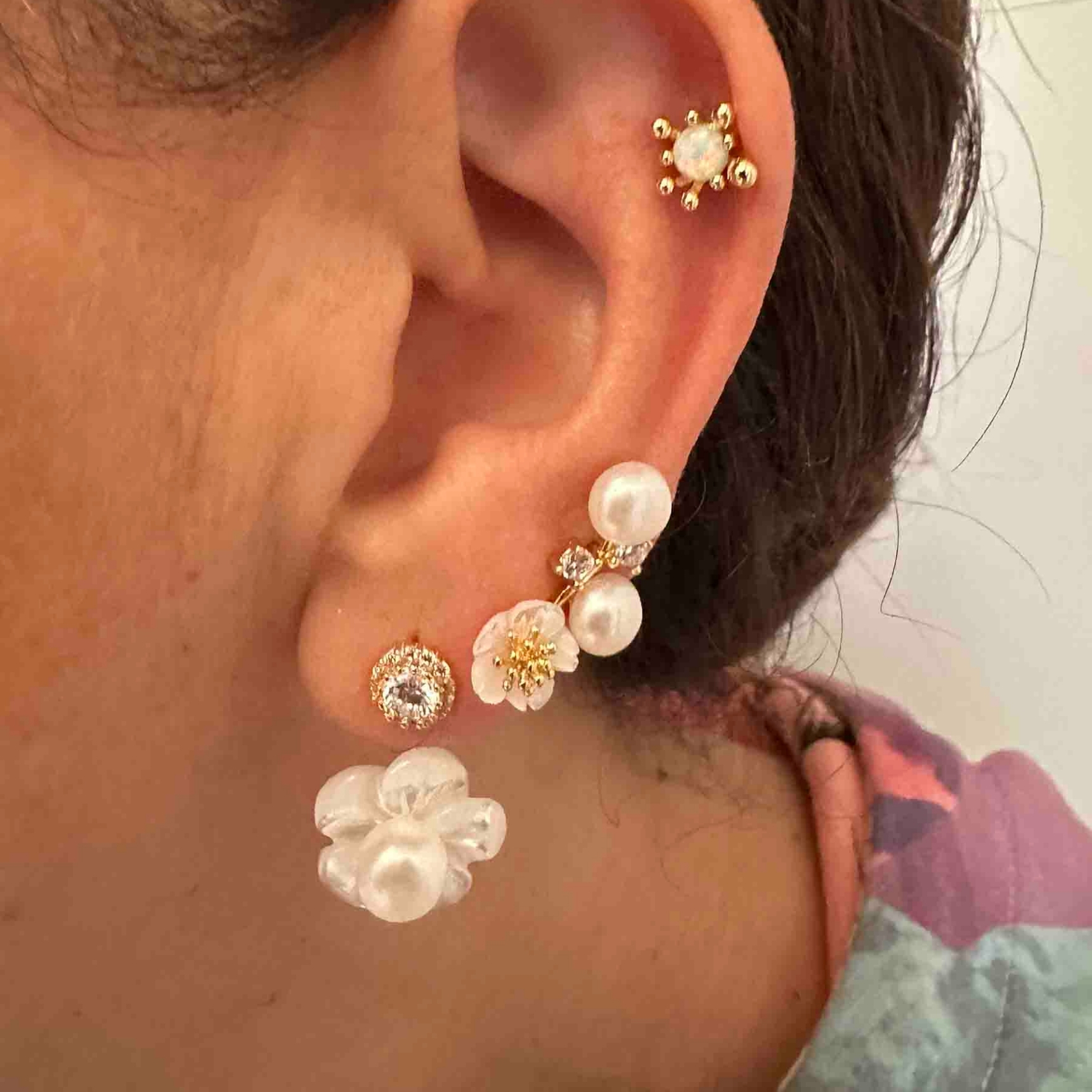 Nuni Copenhagen Amina Pearl Earrings — Örhängen