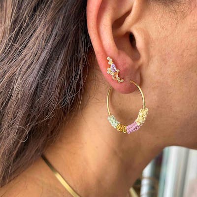 Nuni Copenhagen — Cindy Pastel Dream Hoops Nuni Copenhagen Cindy Pastel Dream Hoops — Ohrringe