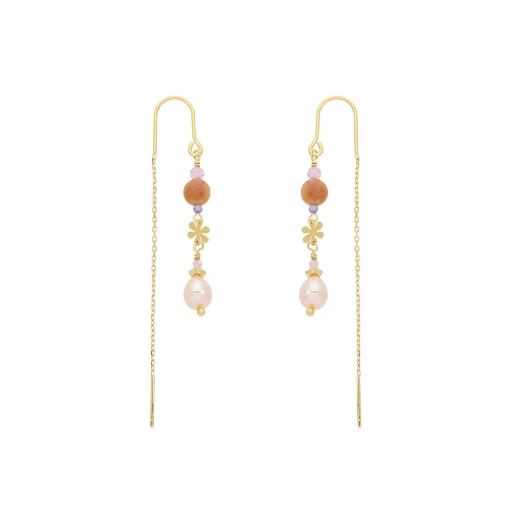 Nuni Copenhagen Ellie Earchains Toffee Love — Earrings