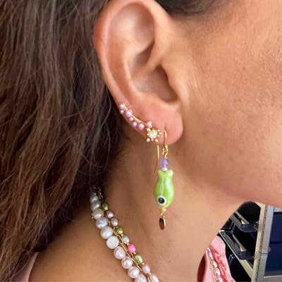 Nuni Copenhagen — Livi Green Multi Earrings Nuni Copenhagen Livi Green Multi Earrings — Ohrringe