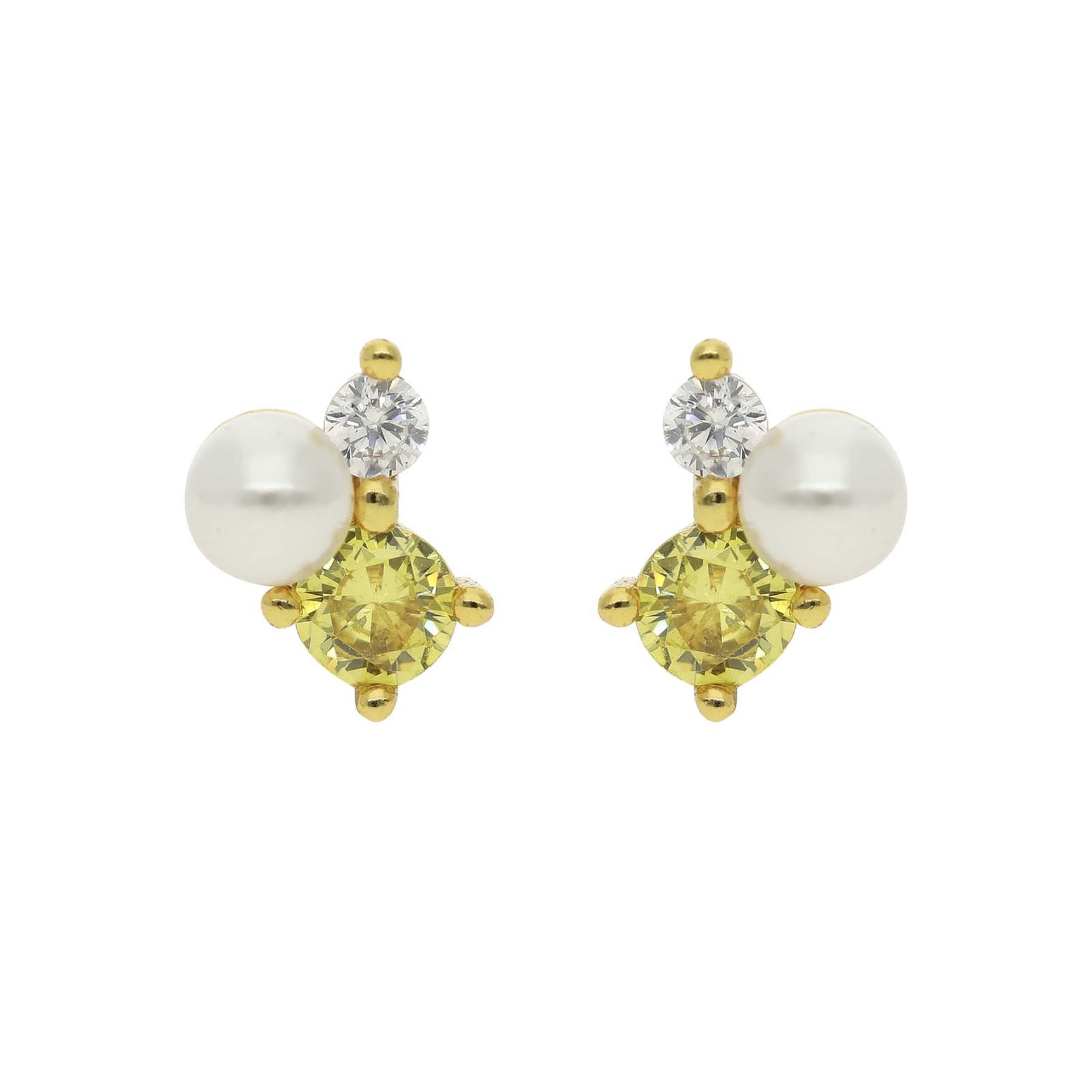 Nuni Copenhagen Alberte Yellow Earsticks — Oorbel