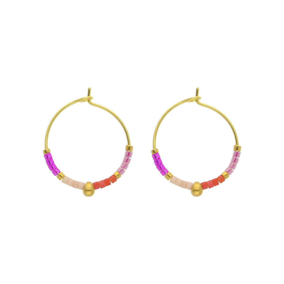 Nuni Copenhagen — Regitze Coral Love Hoops Nuni Copenhagen Regitze Coral Love Hoops — Náušnice