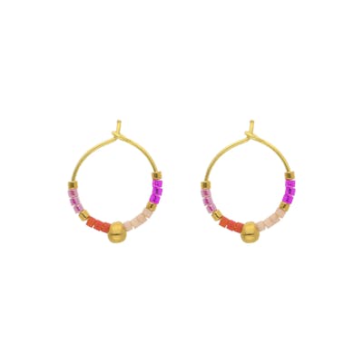Nuni Copenhagen — Heidi Coral Love Hoops Nuni Copenhagen Heidi Coral Love Hoops — Øreringer