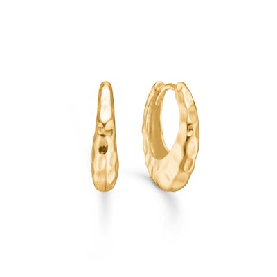 Studio Z — Bumped Large Hoops Studio Z Bumped Large Hoops — Øreringe