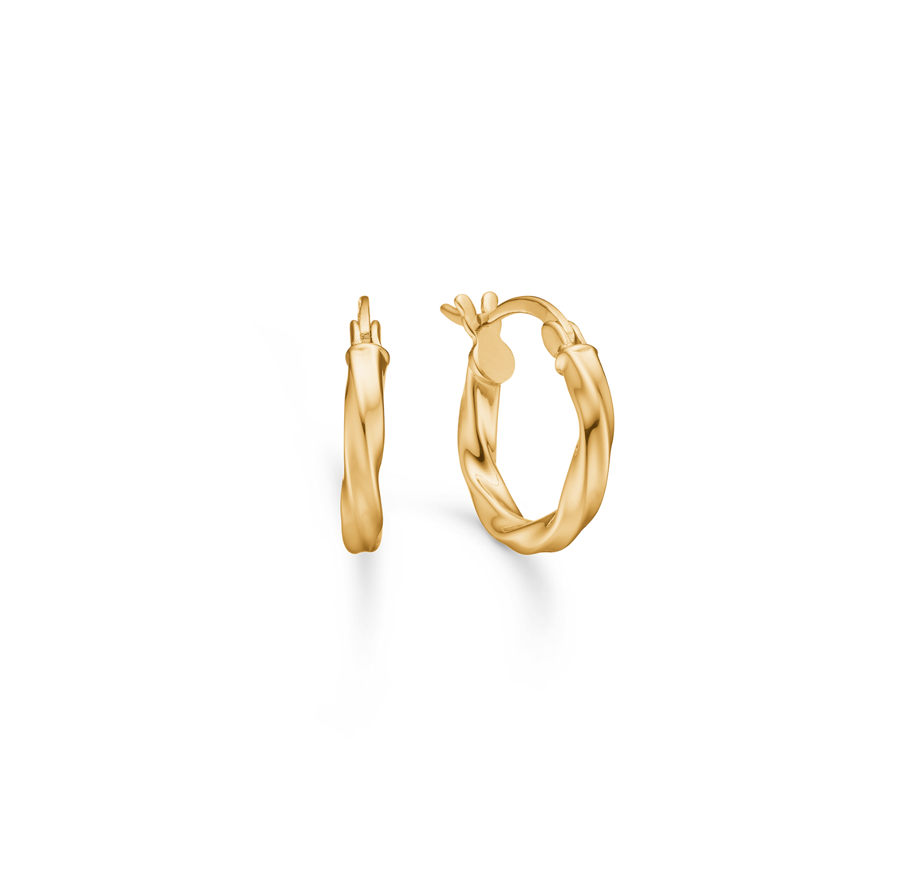 Studio Z Lumin Twist Hoops — Øreringe