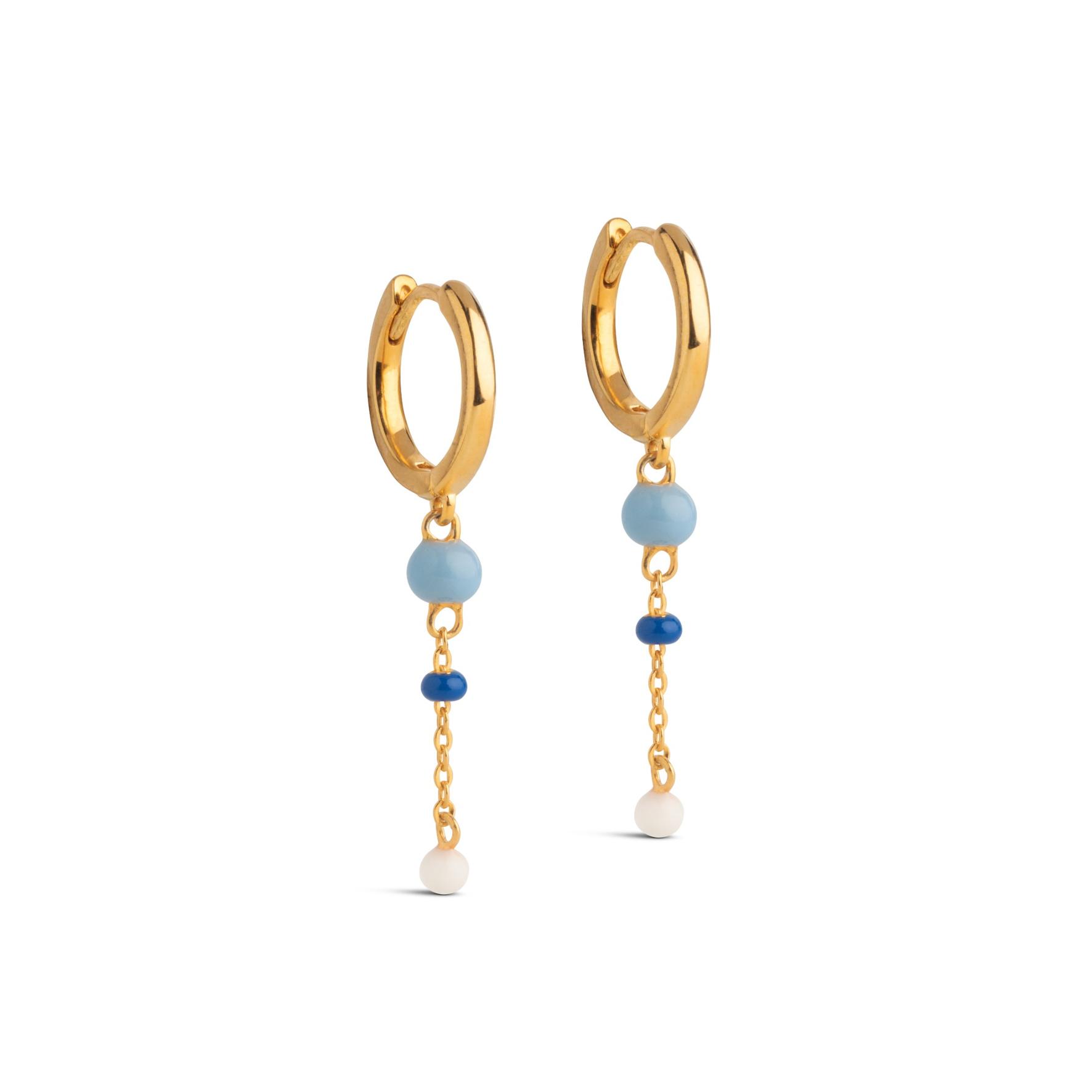 Enamel Copenhagen Lola Bold Hoops Marine — Boucle d'oreille