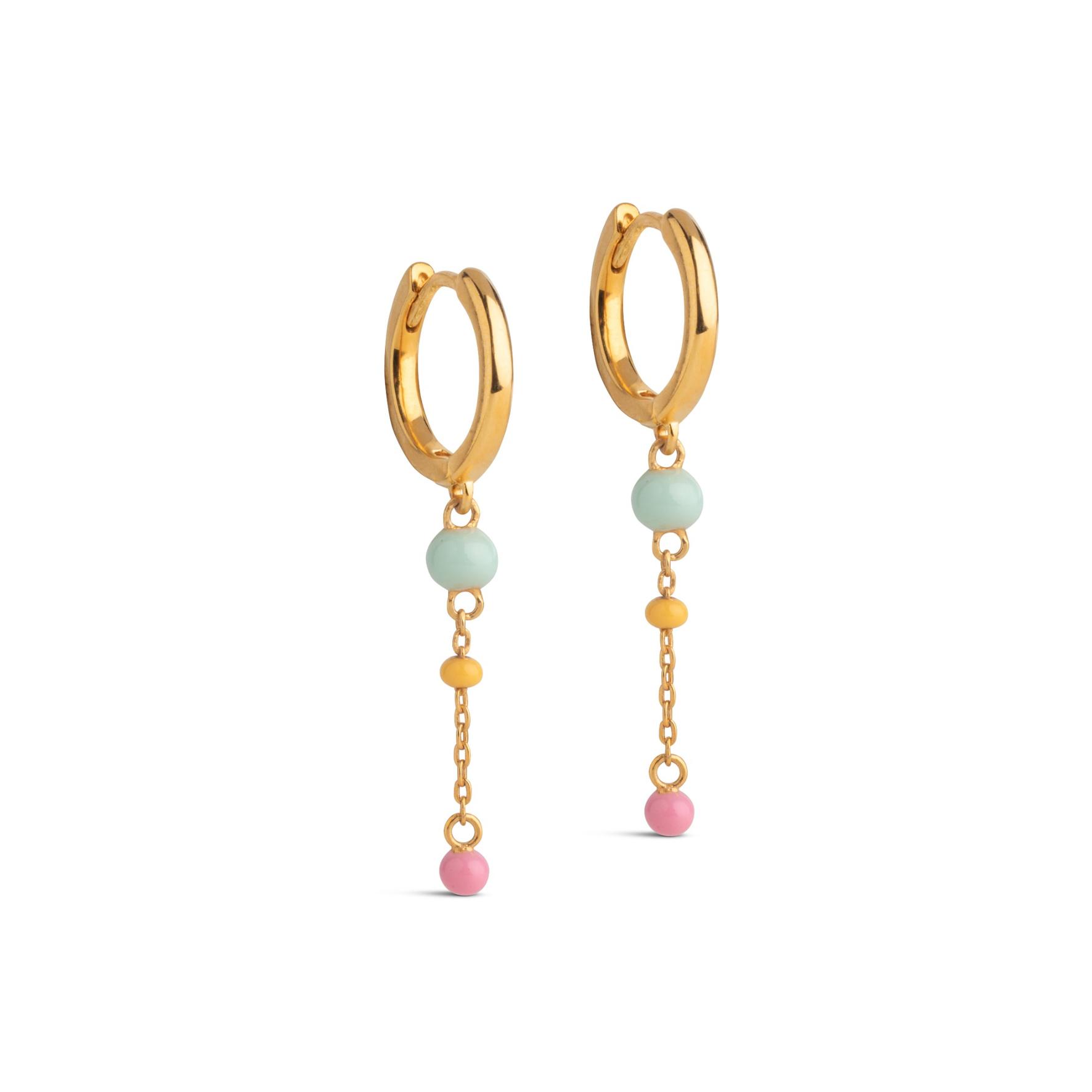 Enamel Copenhagen Lola Bold Hoops Rainbow — Boucle d'oreille