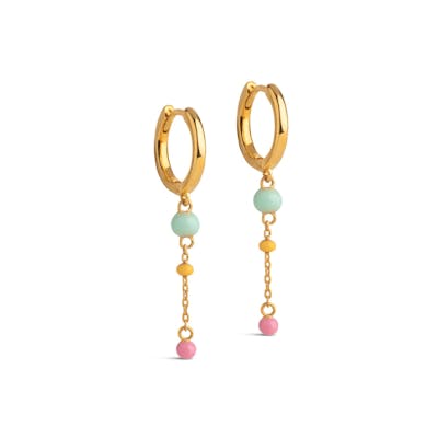 Enamel Copenhagen — Lola Bold Hoops Rainbow Enamel Copenhagen Lola Bold Hoops Rainbow — Kolczyk