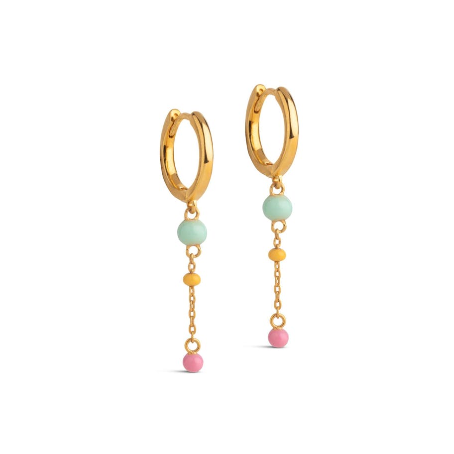 Enamel Copenhagen — Lola Bold Hoops Rainbow Enamel Copenhagen Lola Bold Hoops Rainbow — Ohrringe