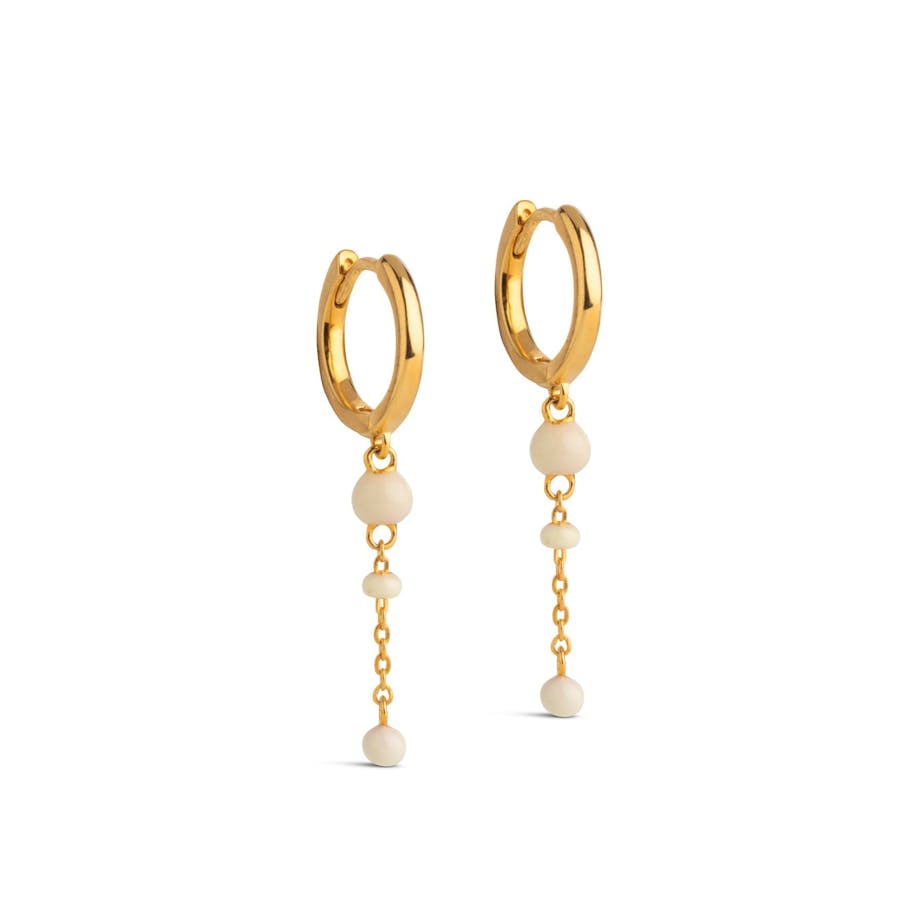 Enamel Copenhagen — Lola Bold Hoops Daisy Enamel Copenhagen Lola Bold Hoops Daisy — Örhängen