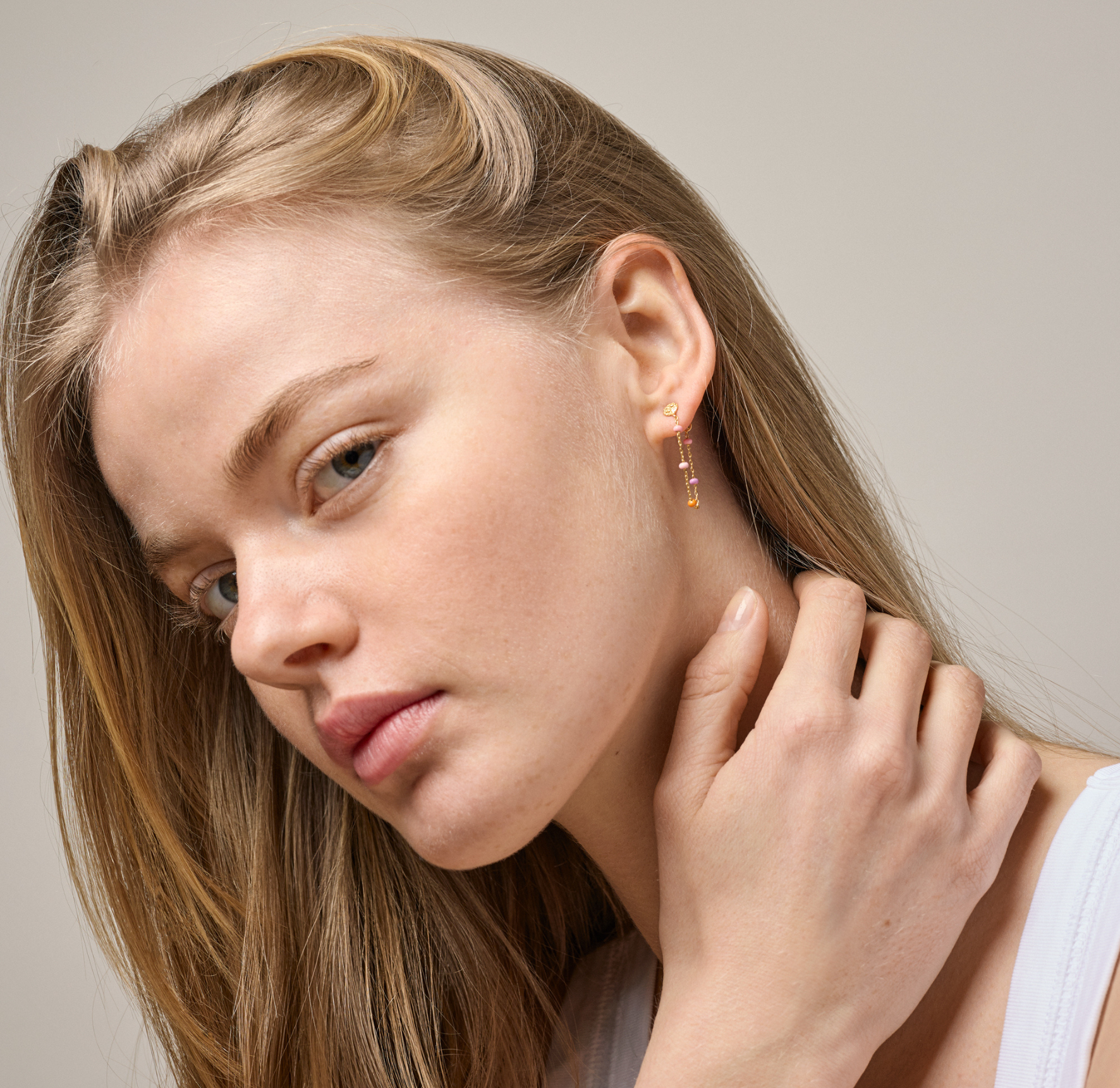 Enamel Copenhagen Lola Earrings Blush — Kolczyk