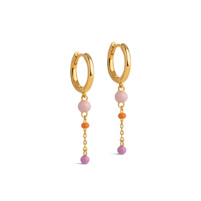 Enamel Copenhagen — Lola Bold Hoops Blush Enamel Copenhagen Lola Bold Hoops Blush — Kolczyk
