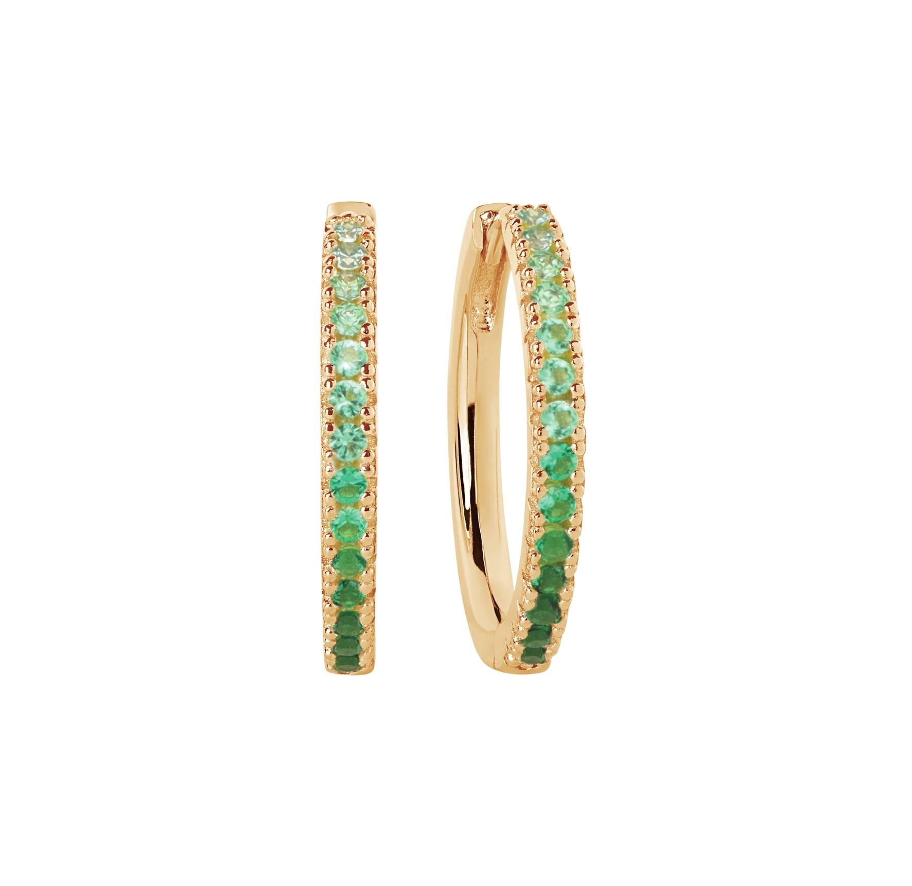 Sif Jakobs Jewellery Ellera Grande Green Earrings — Kolczyk