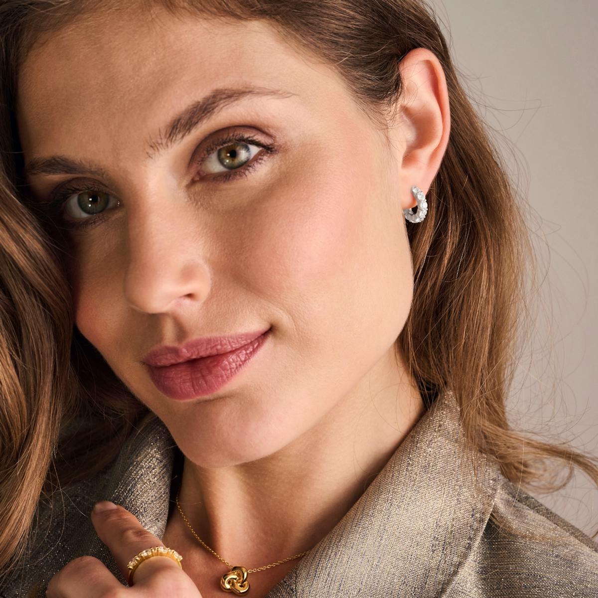 Sif Jakobs Jewellery — Belluno Creolo Parvus Earrings Sif Jakobs Jewellery Belluno Creolo Parvus Earrings — Øreringer