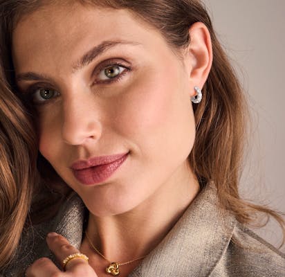 Sif Jakobs Jewellery — Belluno Creolo Parvus Earrings Sif Jakobs Jewellery Belluno Creolo Parvus Earrings — Ohrringe