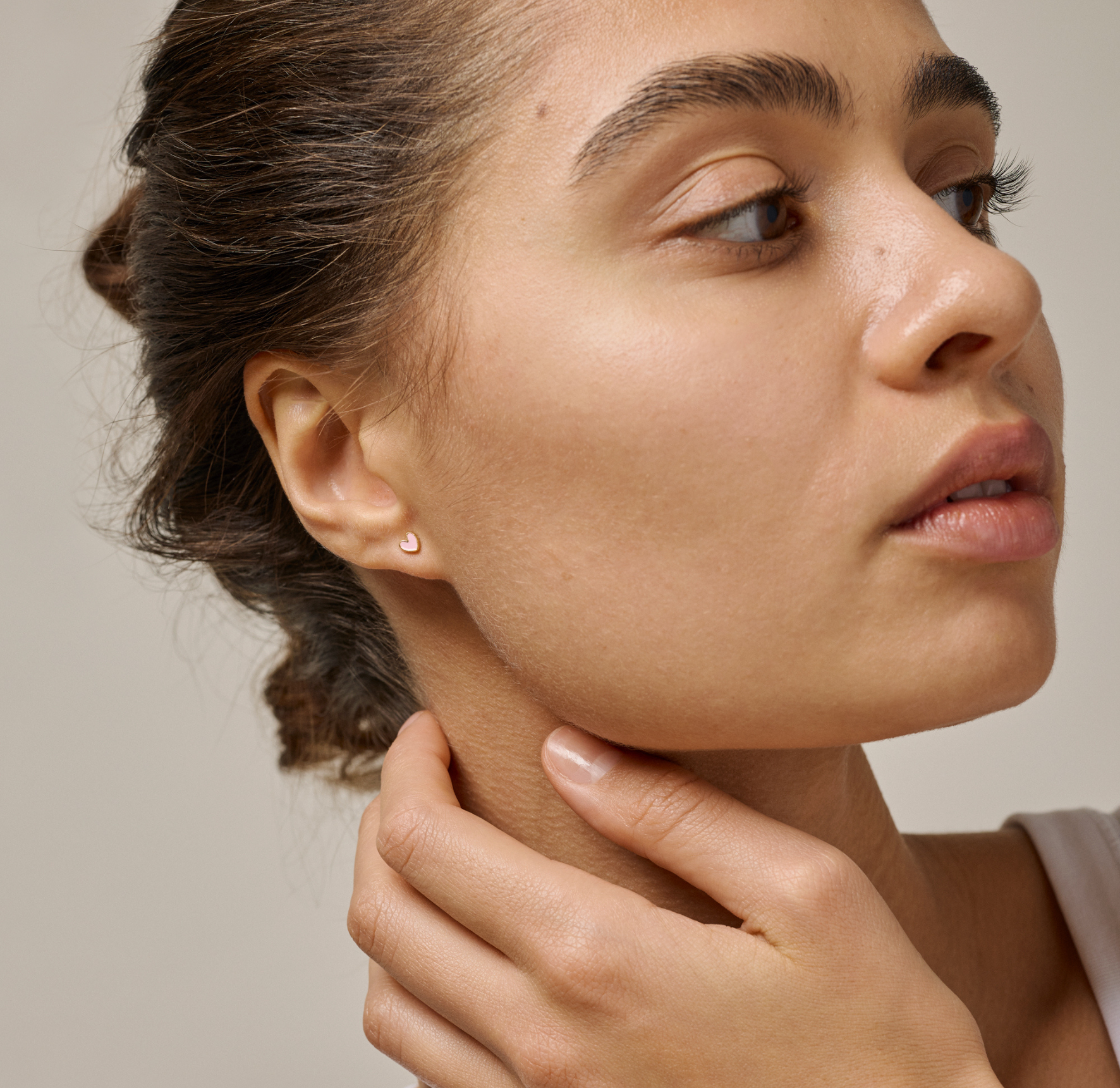 Enamel Copenhagen Amore Studs Steel Blue — Korvakorut