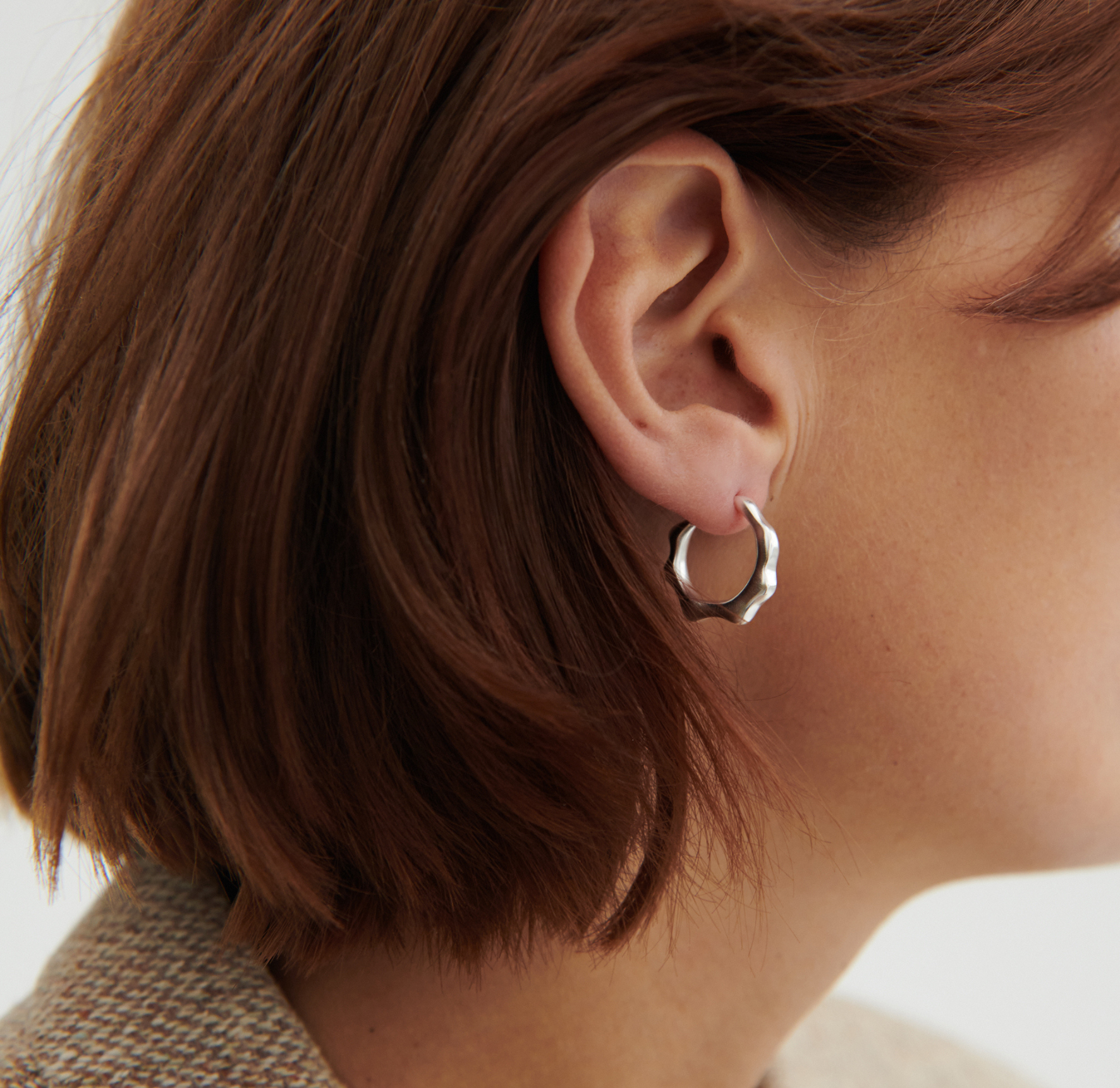 Pernille Corydon Aqua Hoops — Øreringer