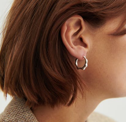 Pernille Corydon — Aqua Hoops Pernille Corydon Aqua Hoops — Øreringer