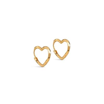 Enamel Copenhagen — Organic Heart Small Hoops Enamel Copenhagen Organic Heart Small Hoops — Earrings