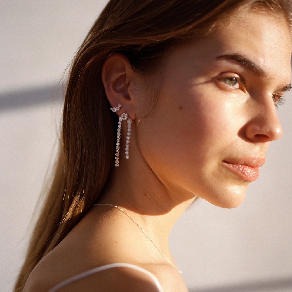 Hultquist Copenhagen Harper Croissant Earrings — Boucle d'oreille