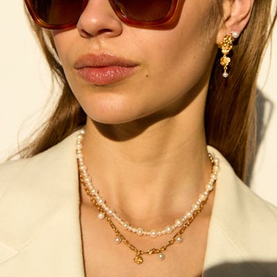 Hultquist Copenhagen — Harper Pearl Earrings Hultquist Copenhagen Harper Pearl Earrings — Kolczyk