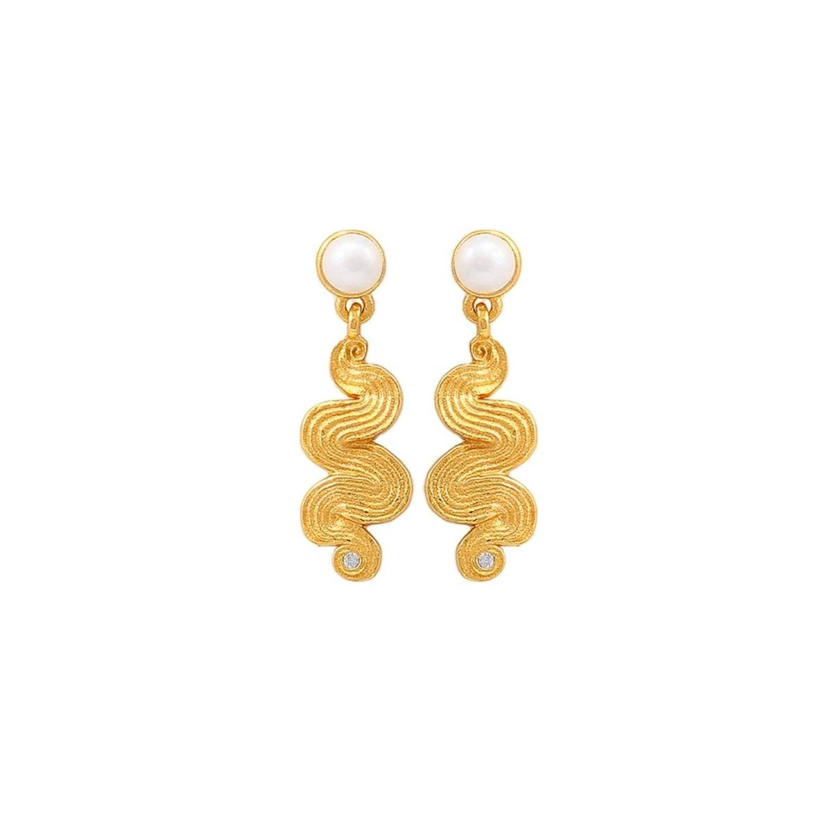 Hultquist Copenhagen — Audrey Pearl Earrings Hultquist Copenhagen Audrey Pearl Earrings — Ohrringe