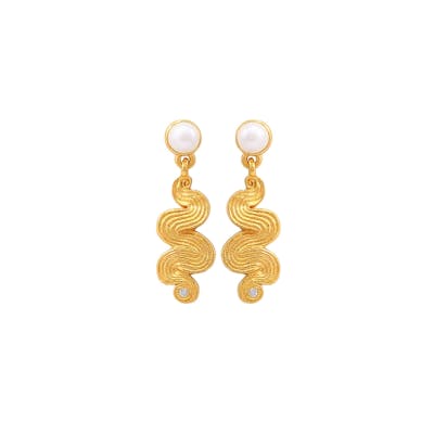 Hultquist Copenhagen — Audrey Pearl Earrings Hultquist Copenhagen Audrey Pearl Earrings — Øreringe
