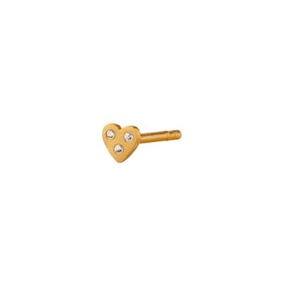 STINE A Jewelry — I Love Your Heart Earring - Single STINE A Jewelry I Love Your Heart Earring - Single — Øreringer