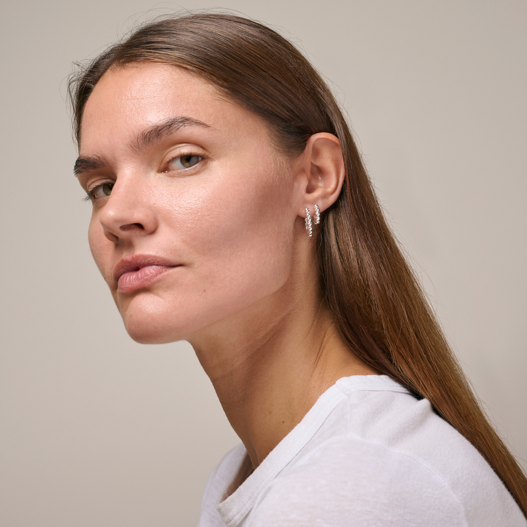 Enamel Copenhagen Ball Hoops Small — Korvakorut