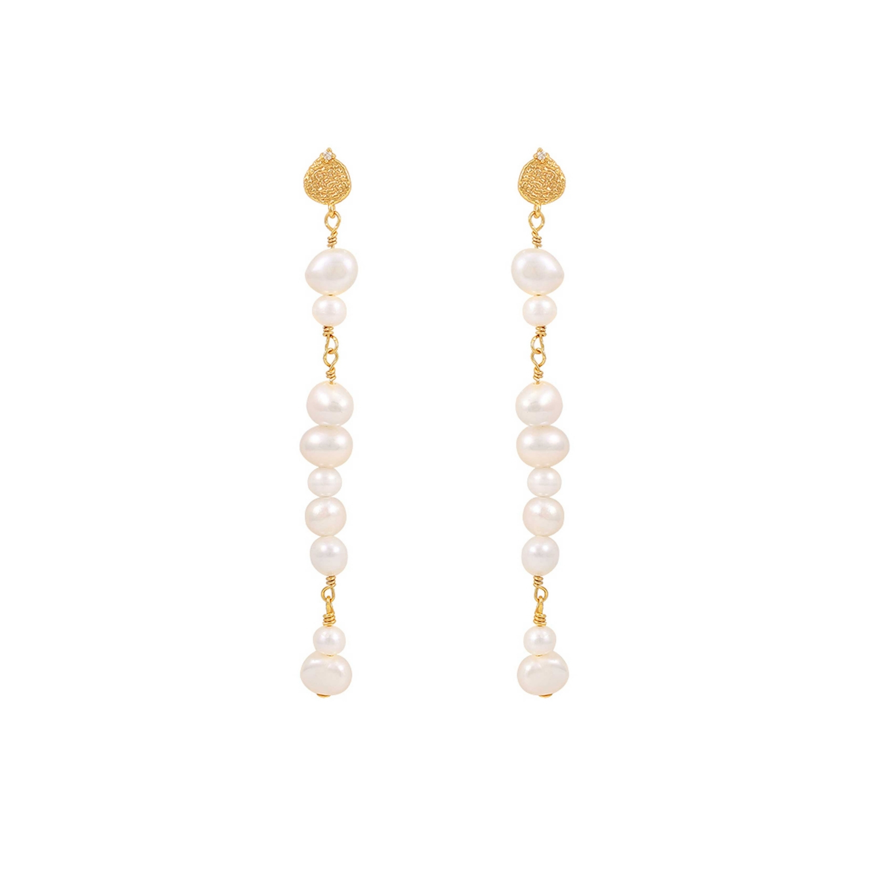 Hultquist Copenhagen Josephine Long Earrings — Earrings