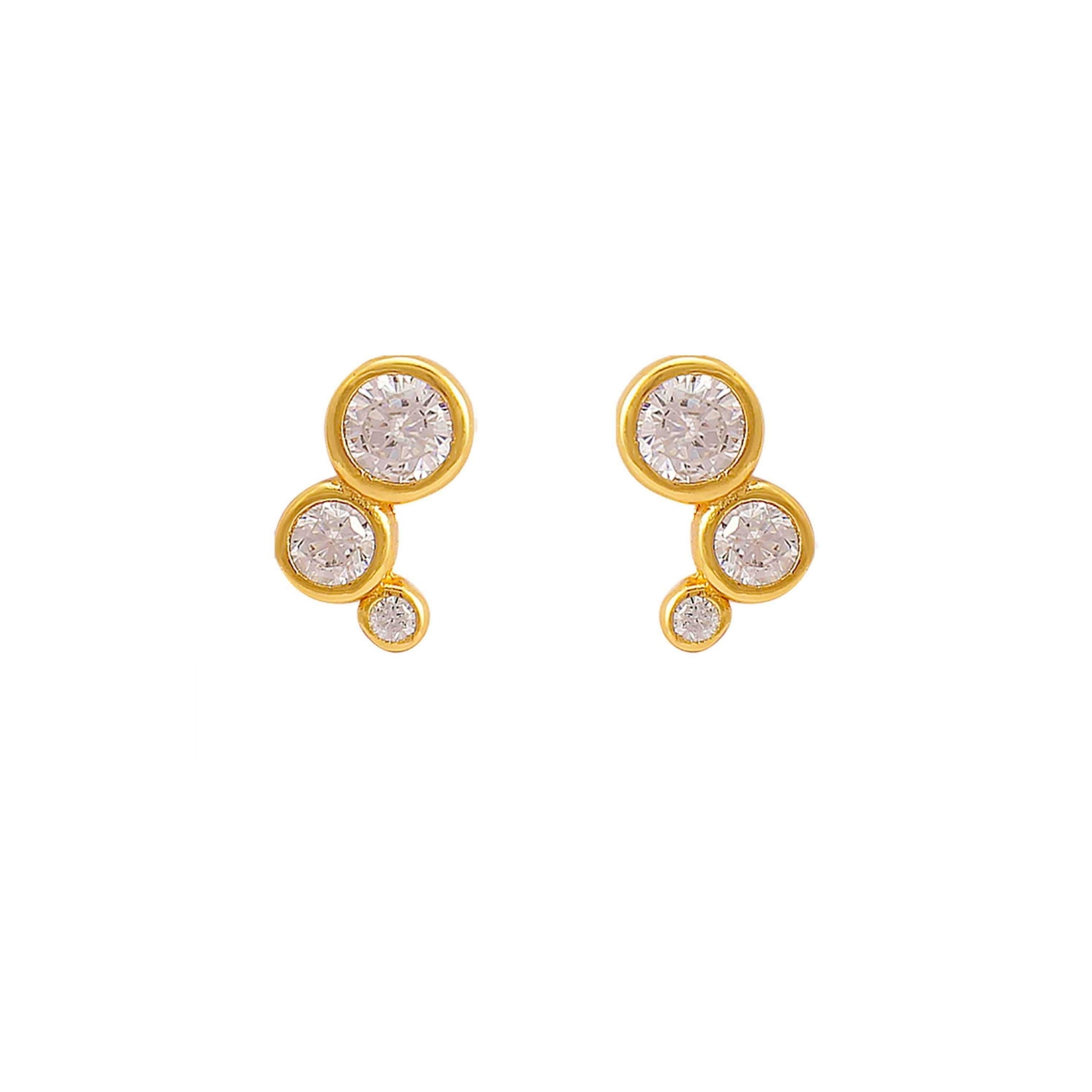 Hultquist Copenhagen Magnolia Crossaint Earrings — Øreringe