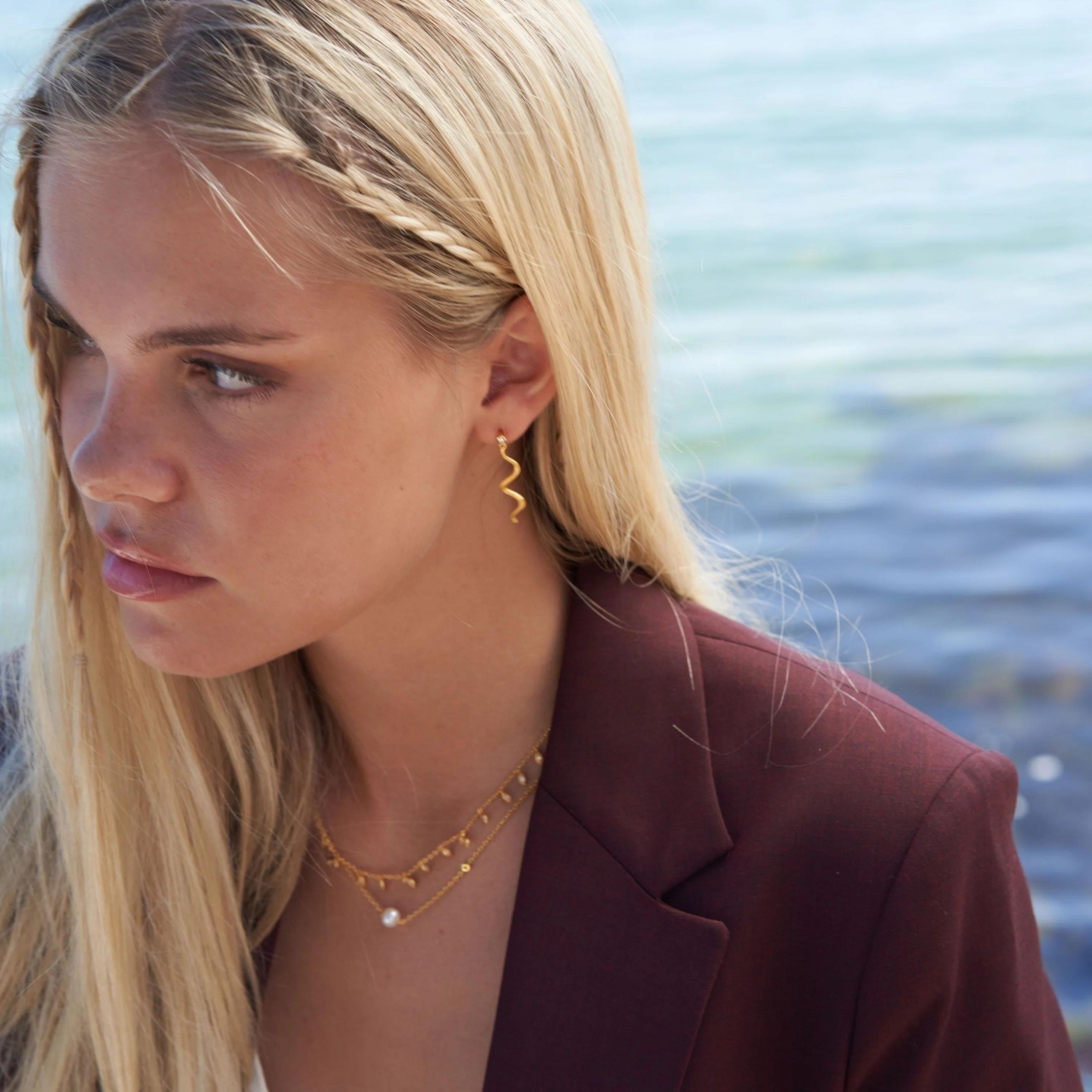 byBiehl Wave Earrings Mini — Øreringe