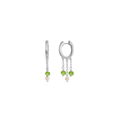 byBiehl — Tienne Hoops Green byBiehl Tienne Hoops Green — Øreringe