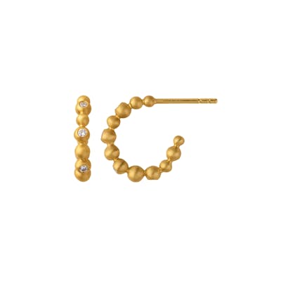 byBiehl — Pebbles Hoops Small byBiehl Pebbles Hoops Small — Øreringe
