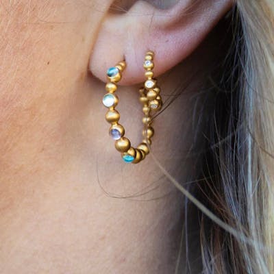 byBiehl — Pebbles Hoops Small byBiehl Pebbles Hoops Small — Øreringe