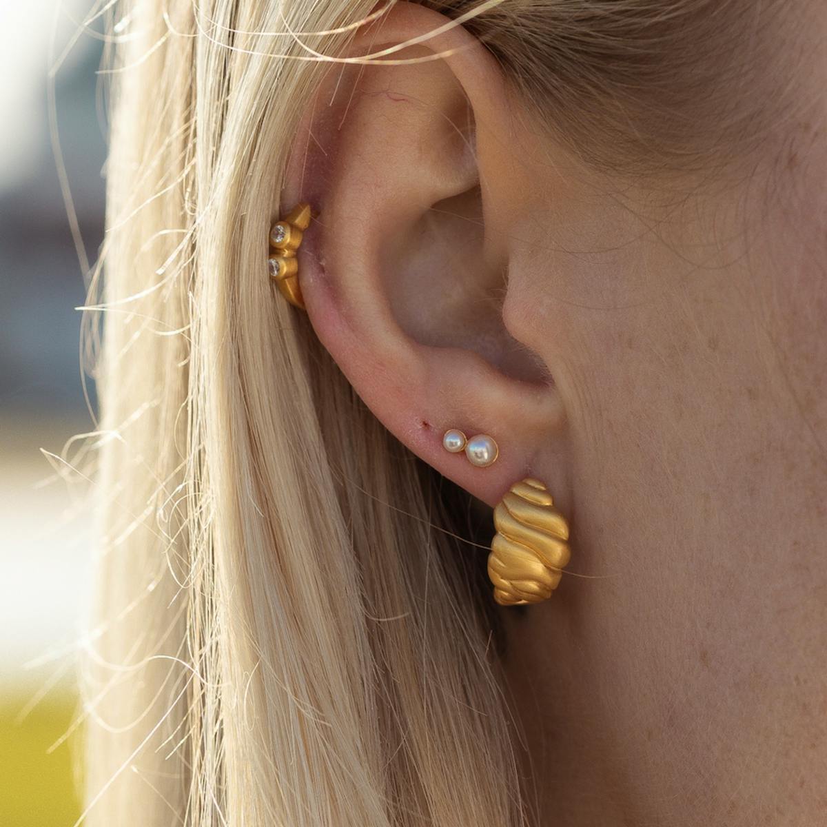 byBiehl — Pearl Double Studs byBiehl Pearl Double Studs — Øreringer
