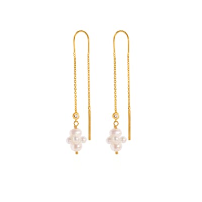 byBiehl — Pearl Cluster Dangling Earrings byBiehl Pearl Cluster Dangling Earrings — Boucle d'oreille