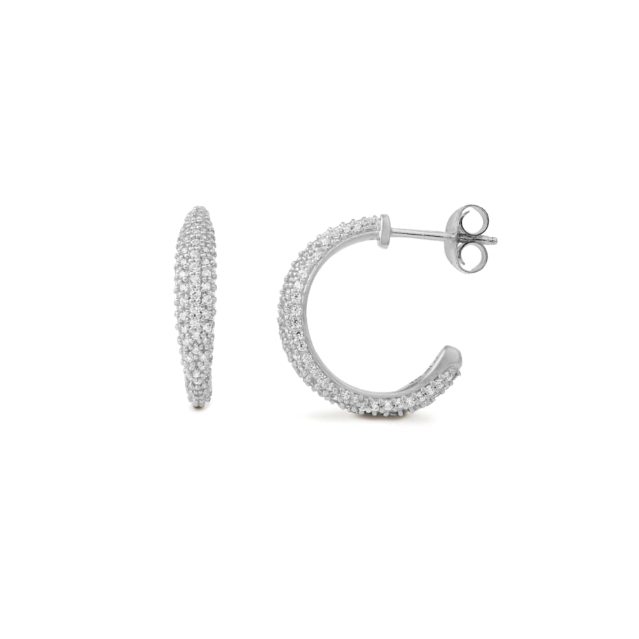 byBiehl — Ocean Flow Medium Sparkle Hoops byBiehl Ocean Flow Medium Sparkle Hoops — Örhängen